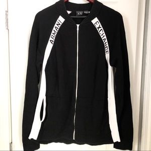 Armani Exchange Logo Knit Sweater